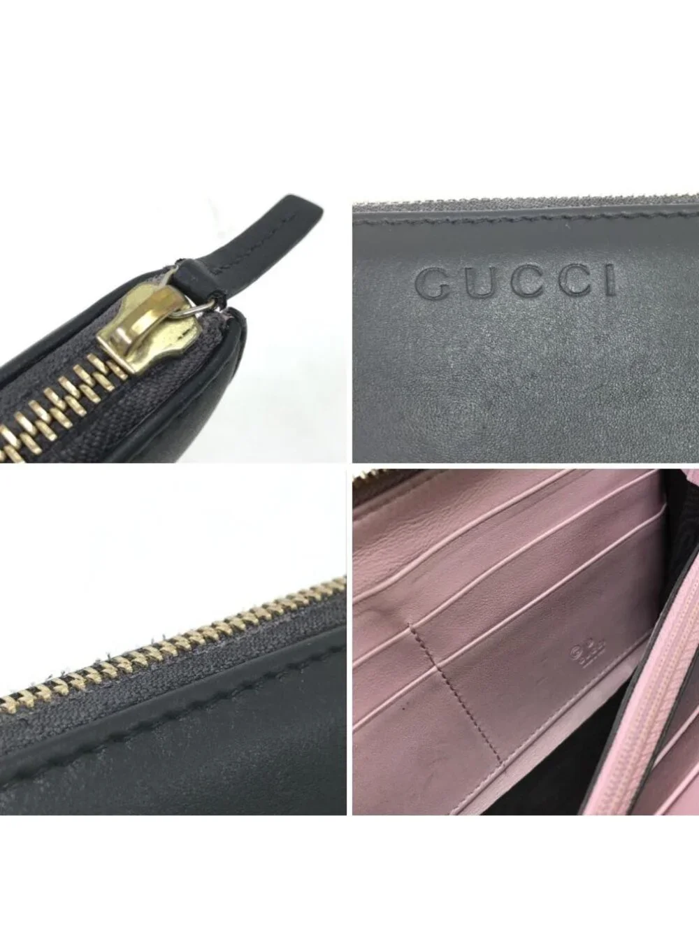 Gucci L-shaped Zipper Wallet Black - Picture 6 of 10